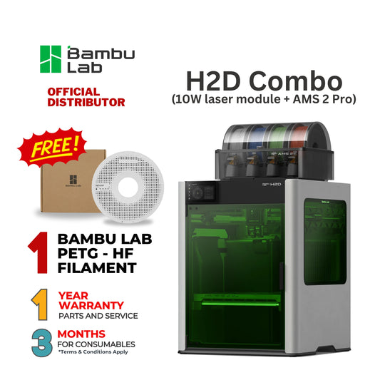 Bambu Lab H2D Combo (10W Laser Module + AMS 2 Pro)